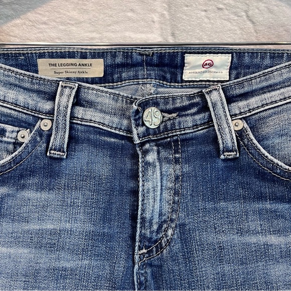 AG Adriano Goldschmied 25R The Legging Ankle Super Skinny REV1389-18Y Blue Jeans - Picture 7 of 12